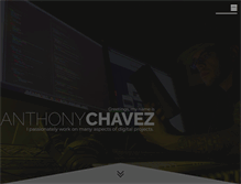 Tablet Screenshot of anthonychavez.me